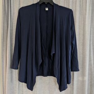 Old Navy Girls Juniors Cardigan XL (14) Blue Waterfall Event Church Academia